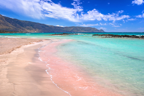 Crete's Pink Wonder: Elafonisi Beach Shore Trip from Souda Private Shore Excursion