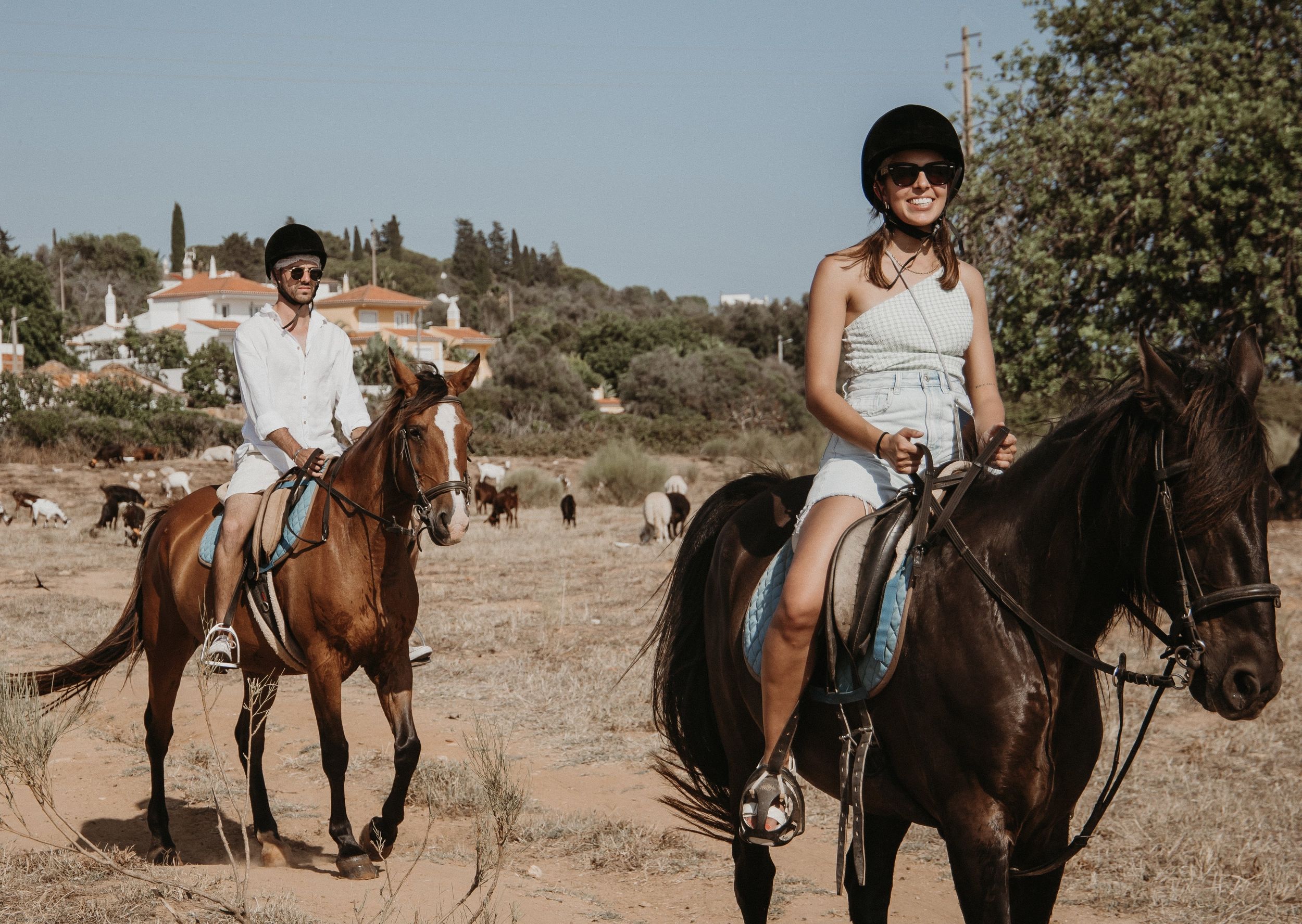 Von Albufeira aus: Reittour mit Abholung