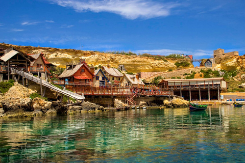 Mellieha: Popeye Village Incl. Private Roundtrip Transfers