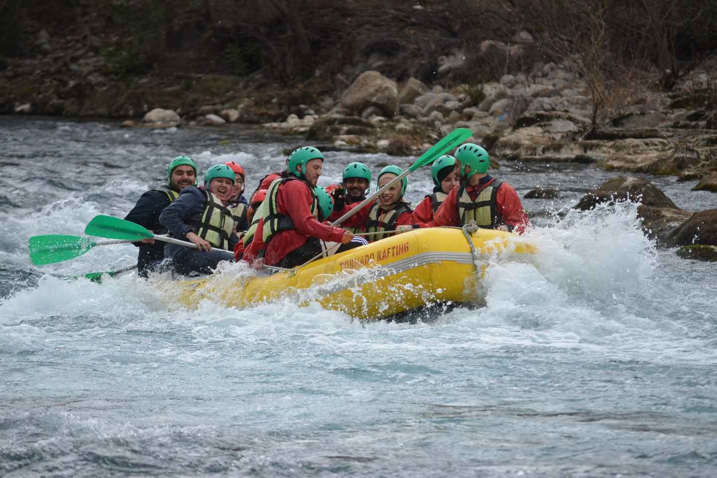 Antalya: Canyoning, Rafting, Quad, Jeep & Zipline with Lunch