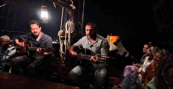 Rhodes: Night Cruise with Live Music and Sightseeing.