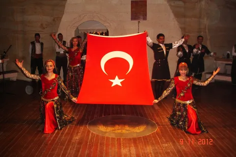 Spectacle nocturne turc en Cappadoce