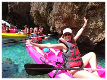 Nerja: Cliffs of Maro-Cerro Gordo Guided Kayak Tour