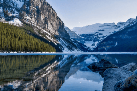 Banff: Experience Lake Louise & Johnston Canyon Shuttle From Mount Royal Hotel Bus Terminal