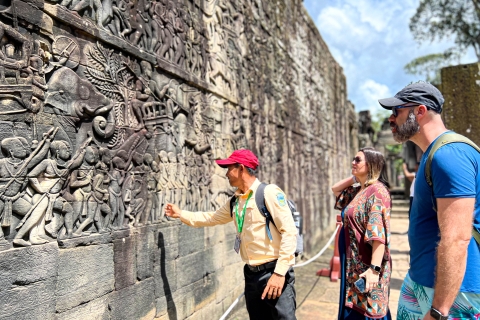 Visite guidée privée d'Angkor Wat au lever du soleil et de Banteay Srei
