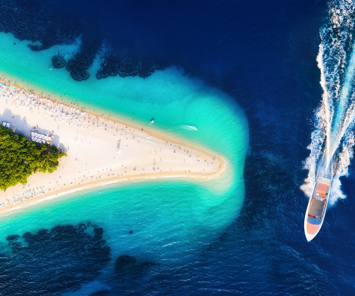 Da Spalato: tour in barca del Corno d'oro e delle 4 isole di Hvar