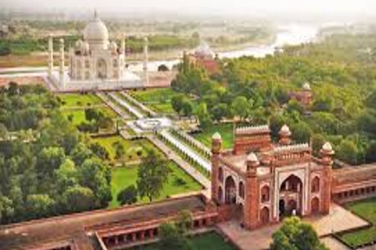 Dezelfde dag Tajmahal Agra Fort & Baby Taj met de auto vanuit Delhi