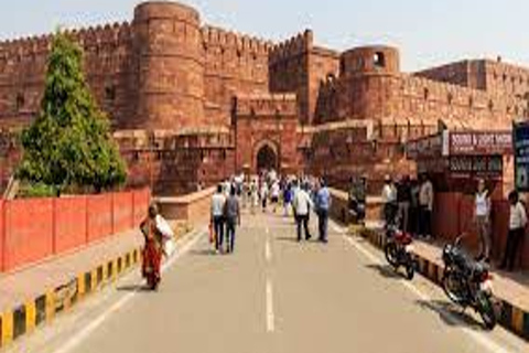 Dezelfde dag Tajmahal Agra Fort & Baby Taj met de auto vanuit Delhi