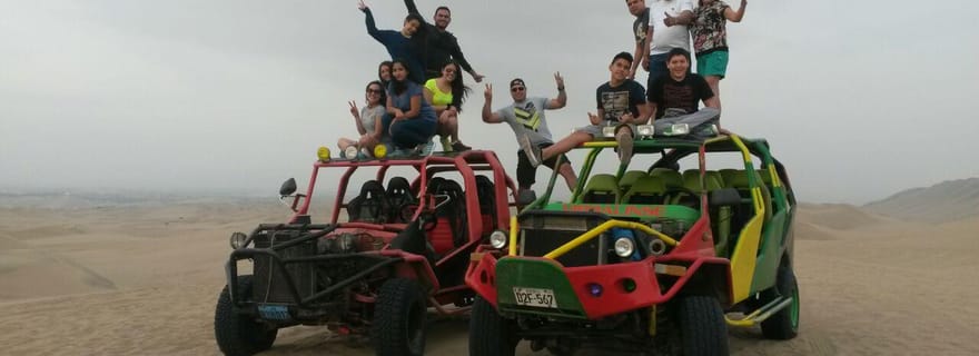 Paracas ou Pisco : Visite privée de l'oasis de Huacachina et balade en buggy