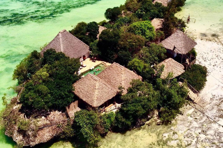 Île de Mnemba, île de Pongwe, visite de la forêt de Jozani, The Rock