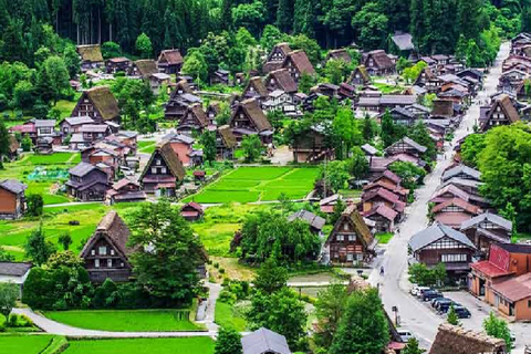 Nagoya : Excursion d'une journée au village de Shirakawa-go et à l'UNESCO de TakayamaAu départ de Nagoya : Excursion d'une journée à Shirakawa-go et Takayama