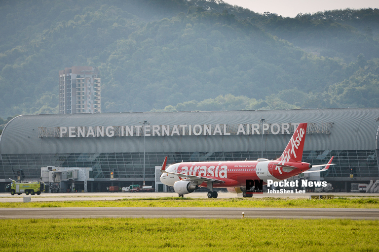 Transfert aéroport de Penang en classe économique - arrivée