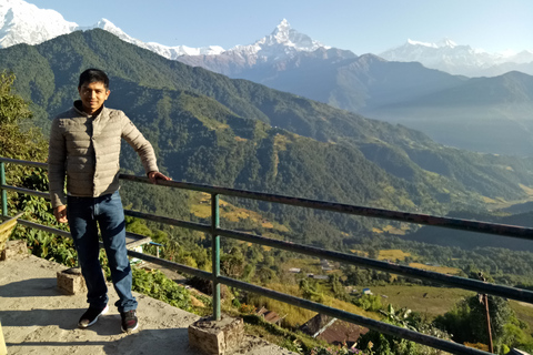 1 N 2 Dagar lätt Dhampus, australiensisk lägervandring från Pokhara