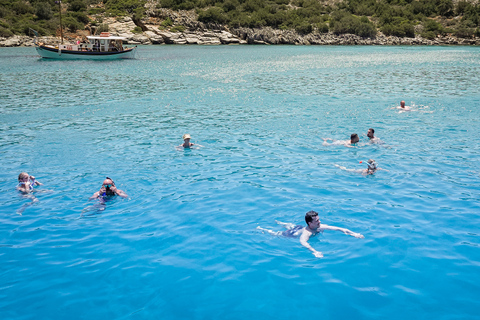 De Heraklion: Passeio de barco por Elounda, Kolokitha e Spinalonga4 horas Passeio de barco por Elounda Kolokitha + Spinalonga