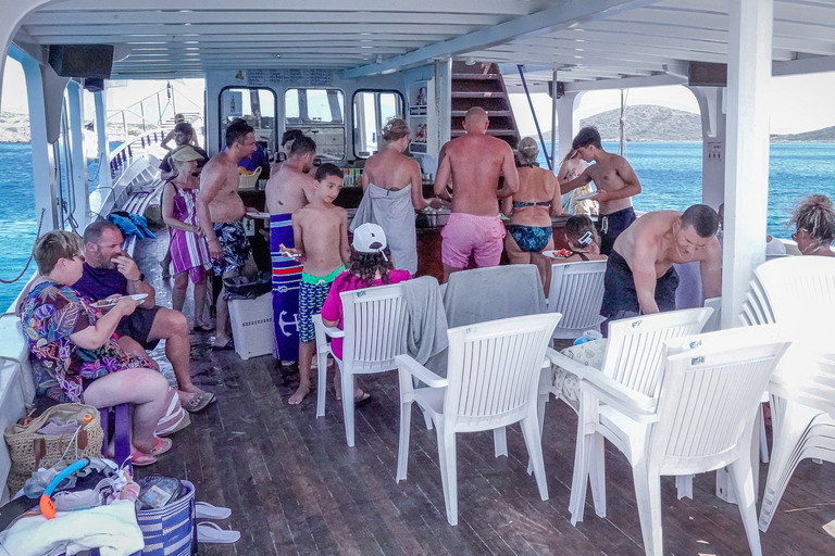 De Heraklion: Passeio de barco por Elounda, Kolokitha e Spinalonga4 horas Passeio de barco por Elounda Kolokitha + Spinalonga