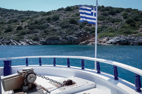 De Heraklion: Passeio de barco por Elounda, Kolokitha e Spinalonga4 horas Passeio de barco por Elounda Kolokitha + Spinalonga