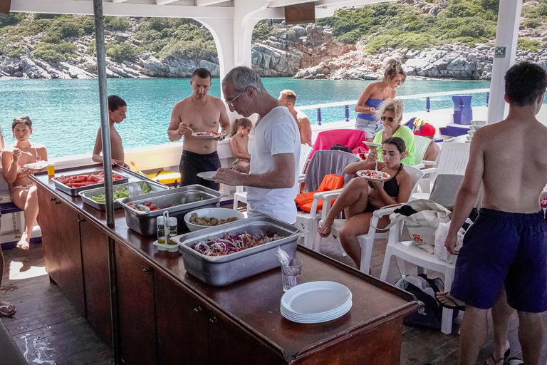 De Heraklion: Passeio de barco por Elounda, Kolokitha e Spinalonga4 horas Passeio de barco por Elounda Kolokitha + Spinalonga