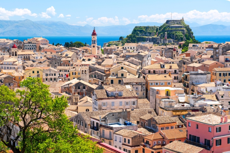 Gra eksploracyjna i wycieczka po mieście Korfu
