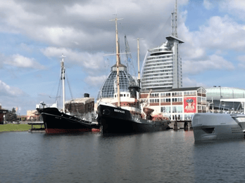Bremerhaven: fio de marinheiro, lendas e passeio a pé pelo mar
