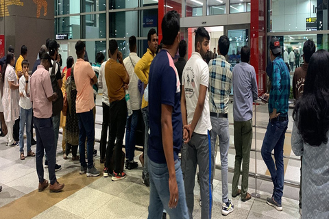 Arrivi privati dall&#039;aeroporto di Nuova Delhi