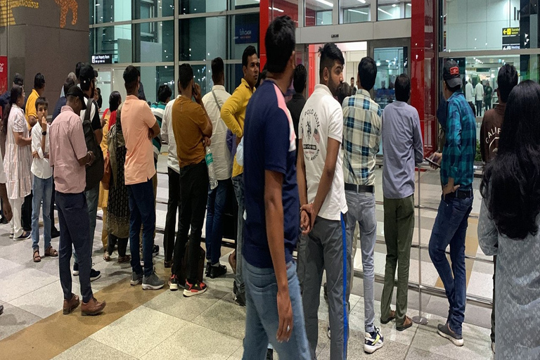 Arrivi privati dall&#039;aeroporto di Nuova Delhi