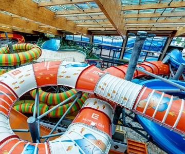 Билет в крытый/открытый аквапарк Aquapalace