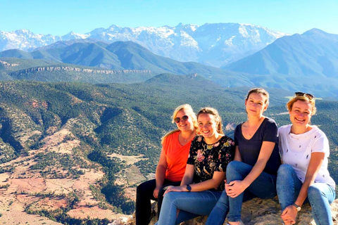 Voyage tout compris dans les montagnes de l'Atlas et à Agafay avec promenade à dos de chameau