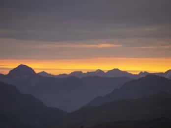 Livigno Lever de soleil à 3000 m d'altitude avec petit déjeuner au sommet