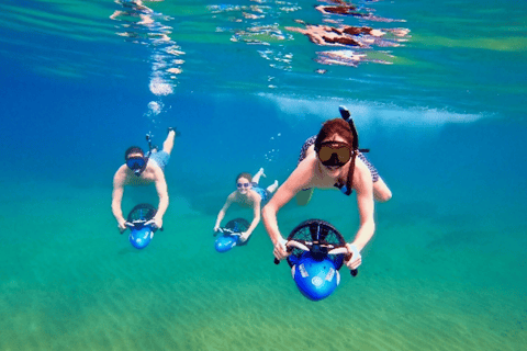 Zatoka Palma: Wycieczka żaglówką z zabawkami wodnymi, przekąskami i napojamiAll inclusive, wynajem łodzi i zajęcia na wodzie