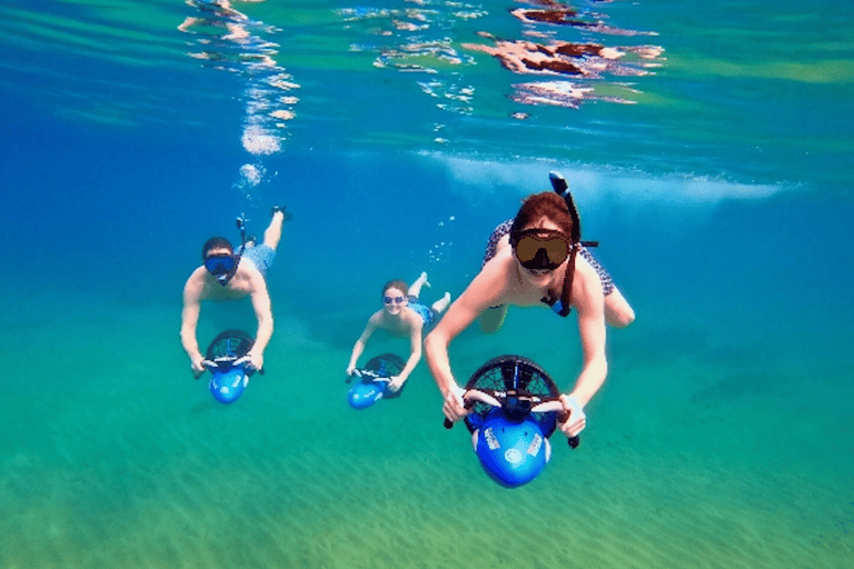 Zatoka Palma: Wycieczka żaglówką z zabawkami wodnymi, przekąskami i napojamiAll inclusive, wynajem łodzi i zajęcia na wodzie