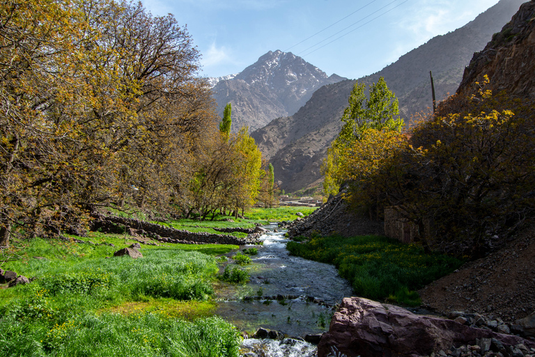 Montagnes de l'Atlas et majestueux village berbère