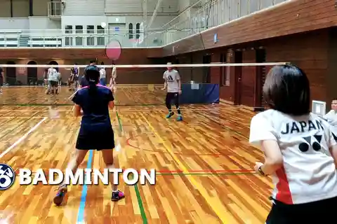 大阪と京都で地元の人とバドミントン！