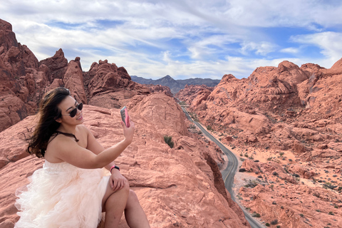 Las Vegas: Dagsutflykt till Valley of Fire och Seven Magic Mountains