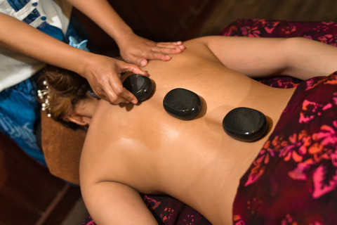 Jimbaran : Warm Stone Body Massage für 2 Stunden