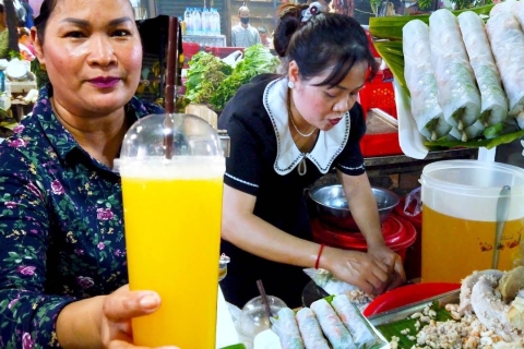 Siem Reap Street Foods Tour przez Tuk Tuk z osobistym przewodnikiem