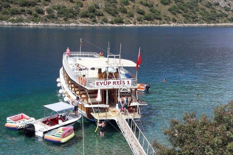 Fethiye : Excursion en bateau dans la vallée des papillons avec déjeuner buffetExcursion en bateau dans la vallée des papillons à Fethiye avec déjeuner buffet ouvert