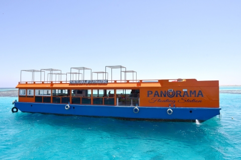 Hurghada/El Gouna: Panorama Halb-U-Boot mit SchnorchelnHurghada/El Gouna: Semi-U-Boot-Ausflug mit Schnorcheln