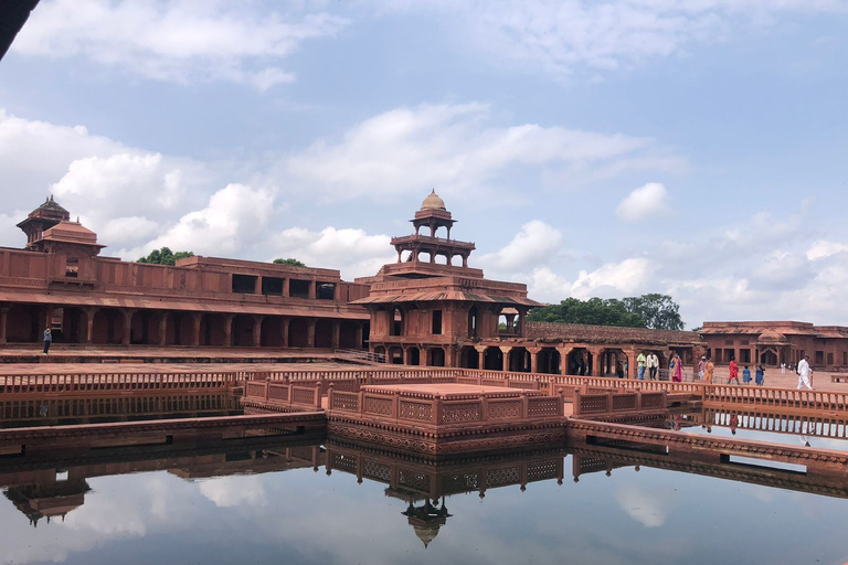 Depuis Jaipur : Visite du Taj Mahal Agra et Fatehpur en voiture le même jourDepuis Jaipur : Visite du Taj Mahal et d'Agra en voiture le même jour