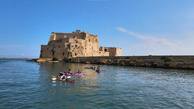 Brindisi: Kayaking Around Sant'Andrea Island & Giant Turtles