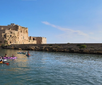 Brindisi: Kayaking at Sant'Andrea Island & Turtle Watching