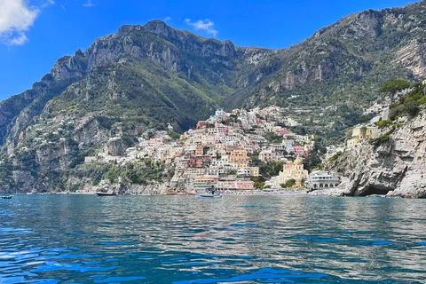 Vanuit Positano/Praiano: 2 uur Speedboottocht langs de Amalfikust