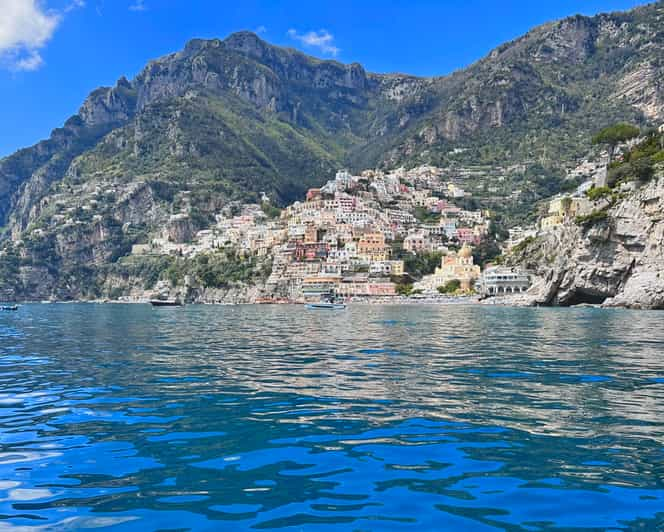 From Positano/Praiano: Amalfi Coast & Caves Speedboat Tour