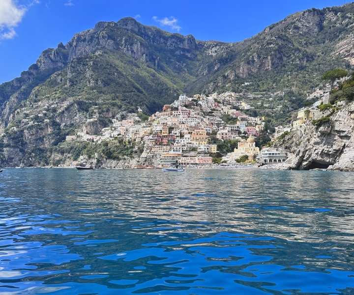 From Positano/Praiano: Amalfi Coast & Caves Speedboat Tour