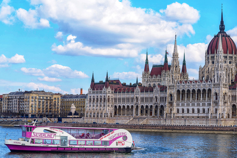 Budapest: Skyline Sightseeing Cruise with Parliament View1-Hour Nighttime Cruise