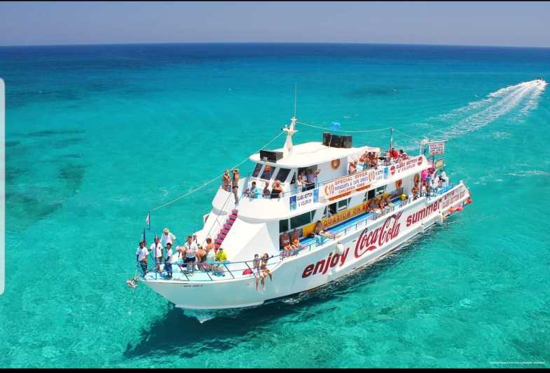 Protaras: Famagusta Sightseeing Cruise met Blue Lagoon Swim