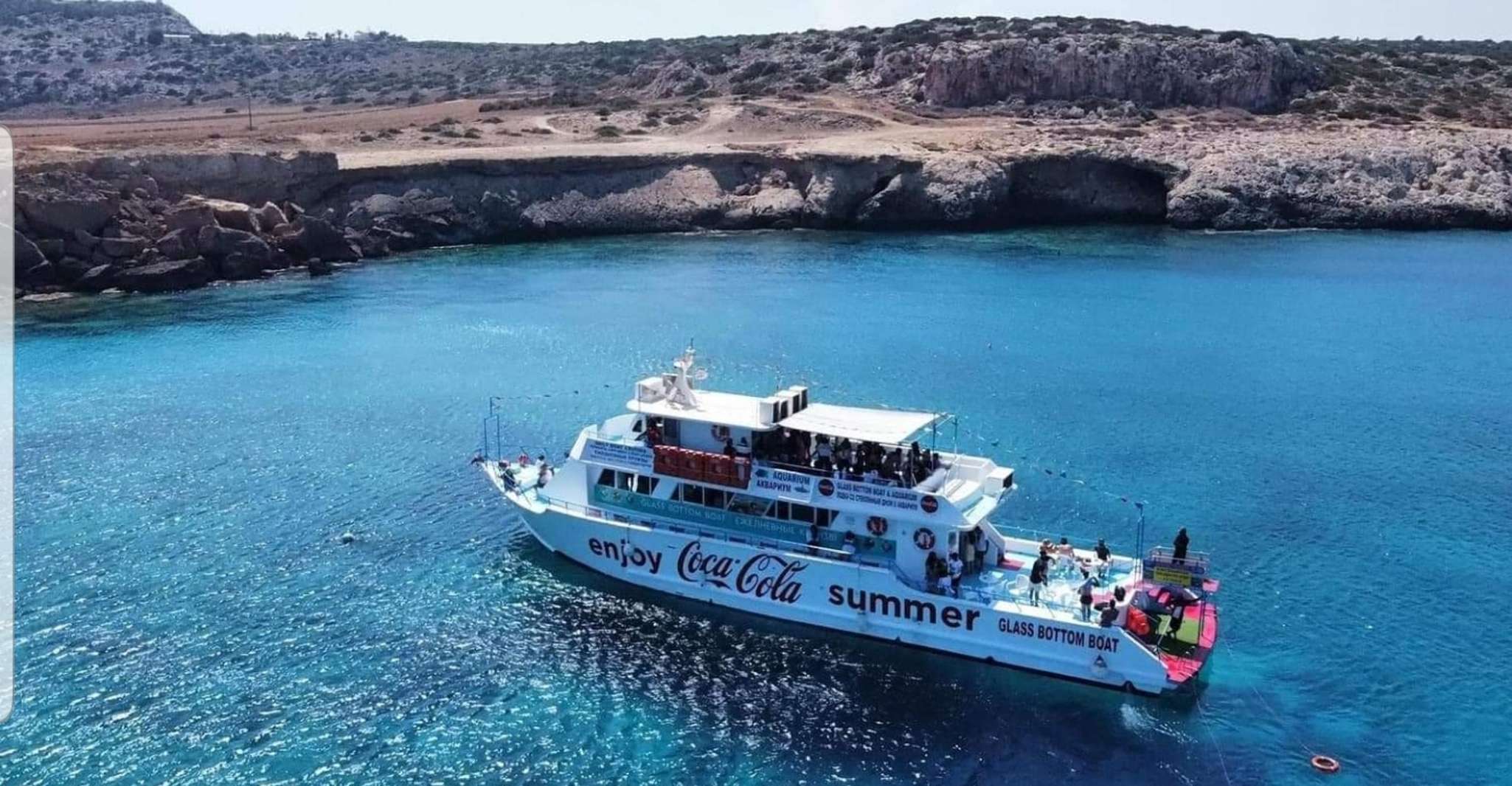 Protaras, cruzeiro turístico Famagusta com Natação na Lagoa Azul - Hizvo