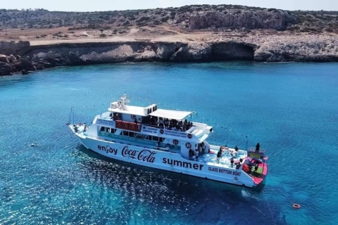 Protaras: Famagusta Sightseeing Cruise with Blue Lagoon Swim Protaras: Famagusta Sightseeing Cruise with Cape Greco Swim