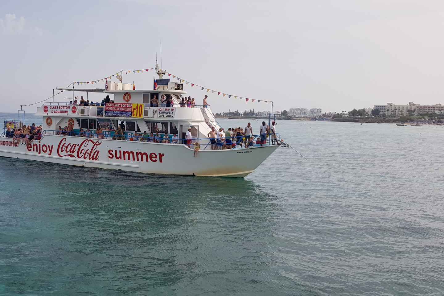 Croisière Famagouste Protaras et baignade Lagune Bleue