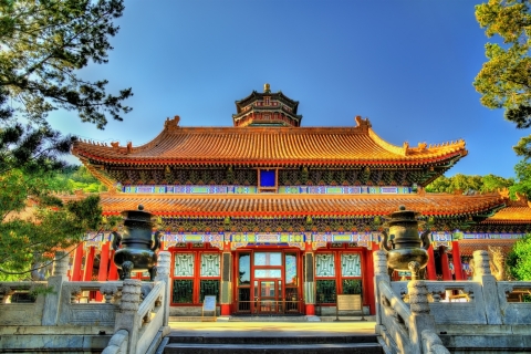 Visite privée de 4 heures : Temple de Lama, Temple de Confucius, Dim Sum