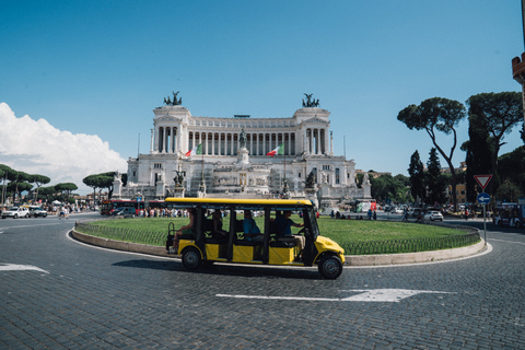 Excursión en Carro de Golf: Lo más destacado de Roma en 2,5 h